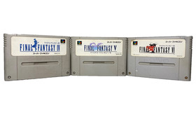 Super Famicom SFC Final Fantasy Bundle Lot IV V VI  Japanese Import