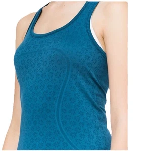 Lululemon Swiftly Tech Tank Top Shirt Size 6 Teal Blue Yoga Gym Run Sleeveless - Picture 1 of 6