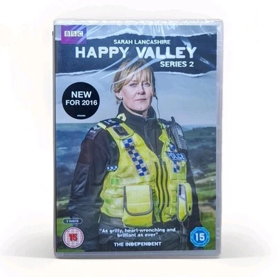 Happy Valley Series 2 DVD Sarah Lancashire 2016 Police Drama - New & Sealed - Image 1 of 4