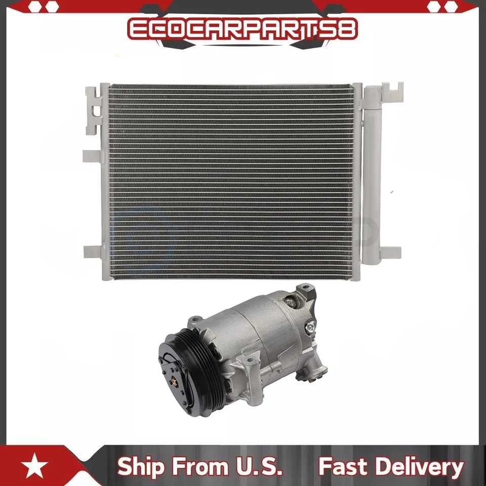 Kit de refrigeración de condensador de CA y compresor de CA para Chevrolet HHR 2006-2010 Foto 1 de 1