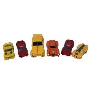 Transformers One Step Transform Robot Car Bundle x6 Used Free Uk Shipping - Picture 1 of 11