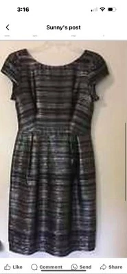 Vestido negro brillante Theia Foto 1 de 3