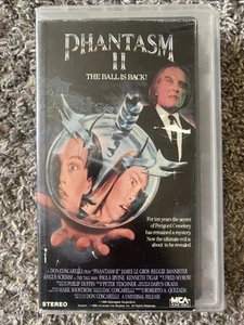 VTG Phantasm II VHS The Ball is Back Cult Classic Horror MCA Angus Scrimm 1989 - Picture 1 of 5
