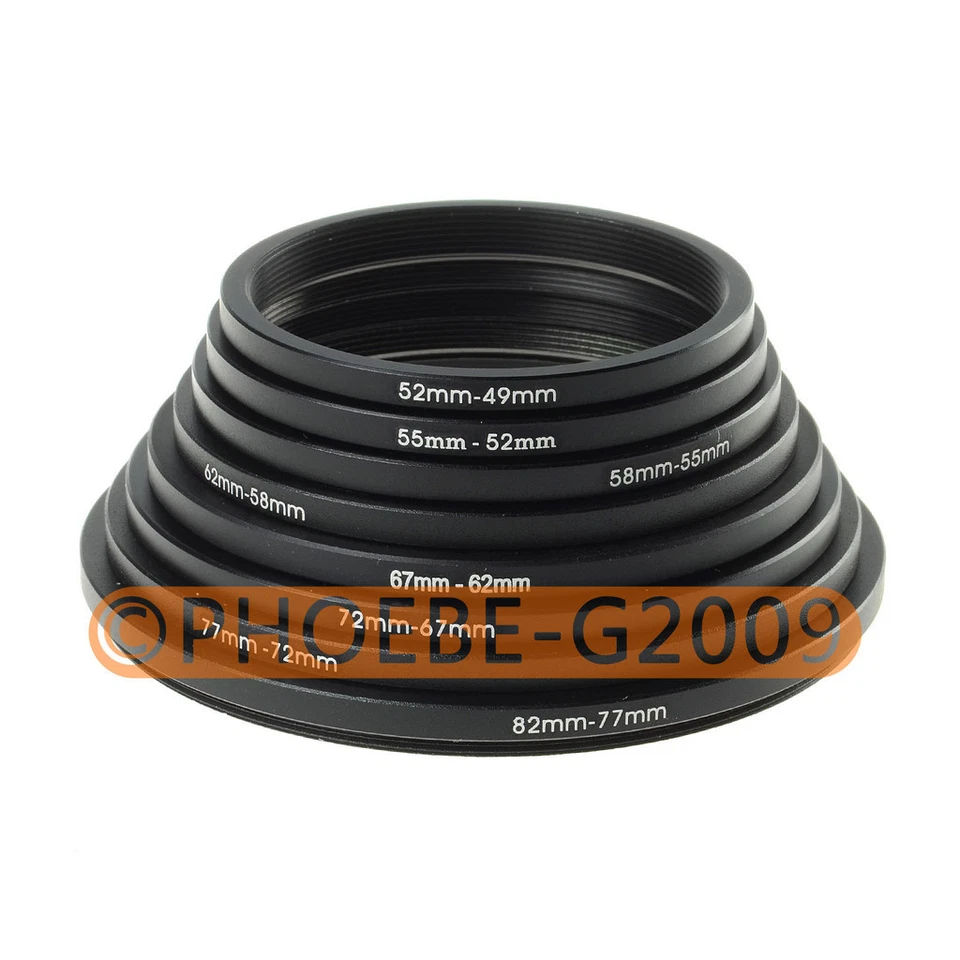82mm-77mm-72mm-67mm-62mm-58mm-55mm-52mm-49mm Down Rings - Image 1 of 1