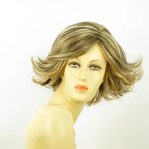 Perruque femme méchée courte blond clair méché cuivré chocolat JEANNETTE 15613H4 - Imagen 1 de 8