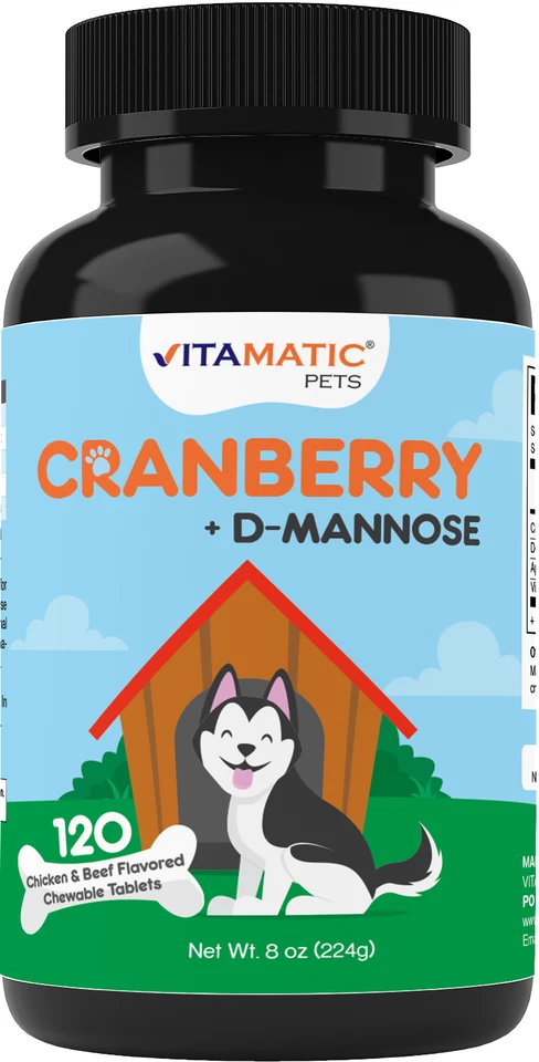 Vitamatic Arándano para Perros 120 Comprimidos Masticables Foto 1 de 4