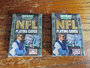Bicycle Playing Card Co. NFL Ditka's Picks 1993/1994, 2 Sealed NFL decks - Picture 1 of 4