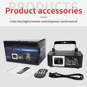 Disco Effect lighting RGB LED Beam DMX DJ Party Stage Laser Projector Light NeW8 - Picture 1 of 16