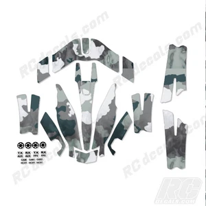 Traxxas Aton Plus Body Wrap Decal Skin Sticker Canopy Smoke Camo - Picture 1 of 1