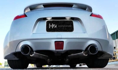 Stainless Steel Light Weight Resonated Axle Back for a 2009-2020 Nissan 370Z - Image 1 of 4