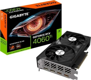 GIGABYTE NVIDIA GeForce RTX4060Ti Graphic Board GDDR6 8GB GV-N406TWF2OC-8GD - Picture 1 of 7