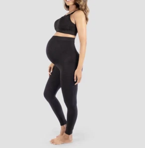 Women’s Maternity Belly Support Footless Tights Isabel Maternity Black L/XL - Picture 1 of 7