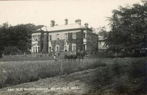 ECHTFOTO POSTKARTE GÄSTEHAUS, NEWFIELD HALL, (BEI GARGRAVE), WEST YORKSHIRE - Bild 1 von 2