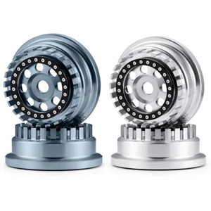 Llantas de aluminio Beadlock de 4 piezas CNC para 1/8 Mojave 4S BLX Desert Truck Car - Imagen 1 de 17