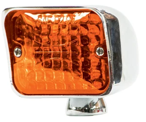 Large Rod Light Amber- Lite Kustom Hot Rod Body Mount Accessory - Picture 1 of 1