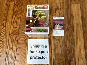Funko Pop Teenage Mutant Ninja Turtles TMNT Splinter #73 Peter Renaday Sign JSA - Picture 1 of 7