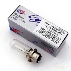 13347C halogen tungsten lamp 6V15W, Zeiss ophthalmic microscope slit lamp bulb - Picture 1 of 1