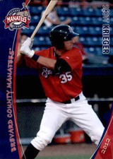 2012 Brevard County Manatees Grandstand 16 Scott Krieger Baltimore Maryland Card
