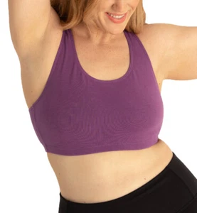 Leading Lady Serena Wirefree Racerback Sports Bra (514) - Picture 1 of 50