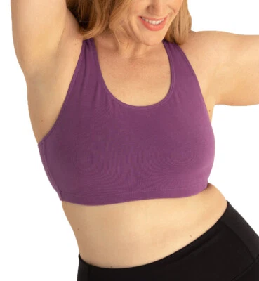 Leading Lady Serena Wirefree Racerback Sports Bra (514) - Image 1 of 4
