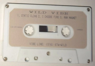 WILD VIBE - Rare Demo Cassette - 1991 : Static Cling, Choose Fire, Man Magnet - Image 1 of 4