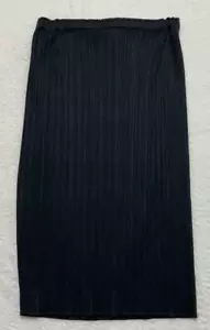 Pleats Please Issey Miyake Damenrock schwarz hergestellt in Japan Größe 3 schneller Versand - Bild 1 von 12