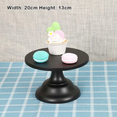 Cake Stand Metal Pedestal Dessert Round Holder Wedding Party Display Rack 8-12'' - Image 1 of 4