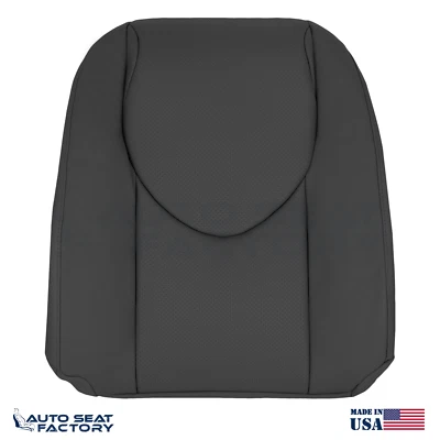 Cubierta de asiento de vinilo negra perforada con techo lateral del conductor para Toyota RAV4 2006-2012 Foto 1 de 4