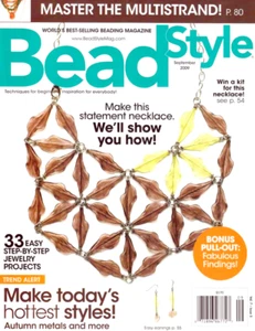 Bead Style Magazin Sept. 2009 33 einfache Schmuck Projekte Fundstücke Stile Designs - Bild 1 von 5