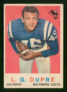L.G. DUPRE UER 1959 TOPPS 59 NO 163 VGEX+  66079