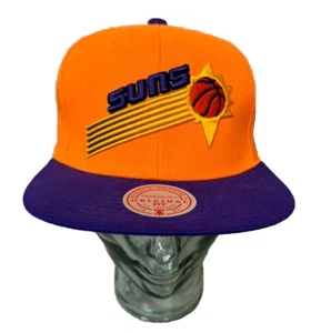 1995 NBA All-Star Weekend Phoenix Suns Mitchell And Ness Snapback Hat Orange - Picture 1 of 5