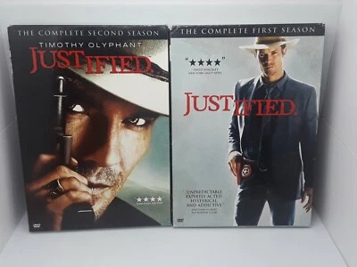 JUSTIFIED TV SERIES SEASON 1 & 2 DVD First and Second Season Foto 1 de 2