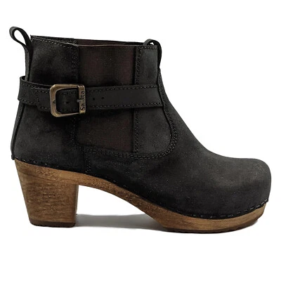 Botas zueco Sanita 'Peggy-Sue' Jodhpur en negro (Art:454222) - Madera - Madera Foto 1 de 4