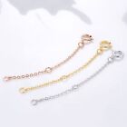 1pcs Hot Sale Real 18k Gold Extended O Chain For Necklace Or Bracelet 5cmL