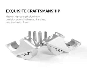 Handlebar Riser Drag Handle Clamp Extend Adapter For BMW R1200R R1250R LC 2015 - - Picture 1 of 30