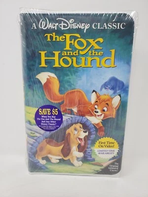 The Fox and the Hound VHS Black Diamond Walt Disney The Classics 1994 New/Sealed - Image 1 of 4