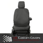 FORD TRANSIT TOURNEO TAILORED SINGLE DRIVERS SEAT COVER (2013-2023) BLACK 307