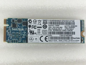 SSD 128GB SD5SG2-128G-1052E for Lenovo Thinkpad X1 Carbon laptop LI P/N:45N8296 - Afbeelding 1 van 7