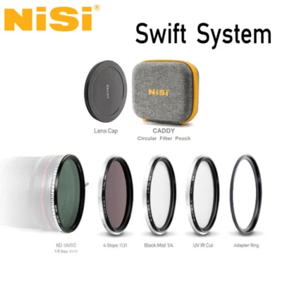 Nisi Swift System VND Black Mist Kit Adsorbable UV Lens Filter 67/72/77/82/95mm - Image 1 of 4