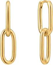 Ania Haie Gold-Plated Cable Link Earrings