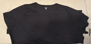 Amazon Essentials Women’s Short-Sleeve black T-Shirts 2 Pack Size 6X - Picture 1 of 9