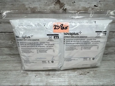 Guante quirúrgico Gammex NovaPlus no sensible al látex *25 pares* Talla: 7 *Ver fecha* Foto 1 de 4