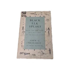 Black Elk Speaks Book Classic Paperback by John G. Neihardt Bison Book 1970 9th - Foto 1 di 13
