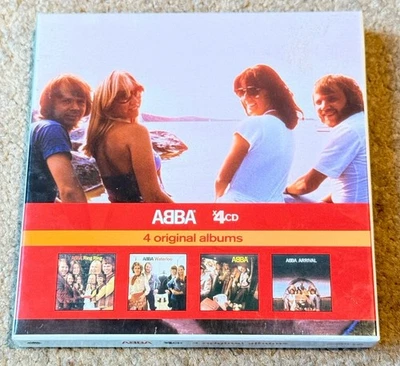 ABBA – 4 Original Albums (2010 Polar) Remastered 4CD Box Set 0600753318096 - Image 1 of 3