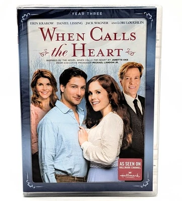 When Calls the Heart: Year 3 (NEW Sealed) Erin Krakow Lori Loughlin (DVD 2015) - Image 1 of 2