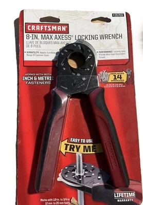 Craftsman 8" Max Axess Bloqueo Llave Ajustable #35359 - Estándar/Métrico Foto 1 de 3