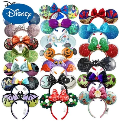 200 Styles Disney Parks Bow Mickey Bow Minnie Mouse Ears Collection Headband Cos - Image 1 of 4