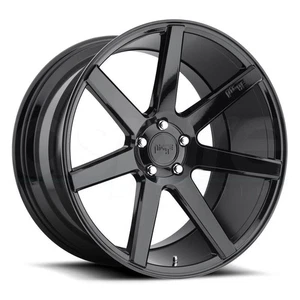 One 19x8.5 Niche M168 Verona 5x114.3 35 Gloss Black Wheel Rim 72.56 - Picture 1 of 3