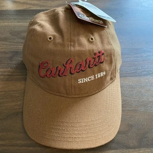 Carhartt Since 1889 Canvas StrapBack 2007 Rust Color Hat Neu mit Etikett Vintage - Bild 1 von 7