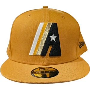 New Era Houston Astros 1986 Astrodome Houston Texas Mütze Tan Off Gold Größe 8 - Bild 1 von 11